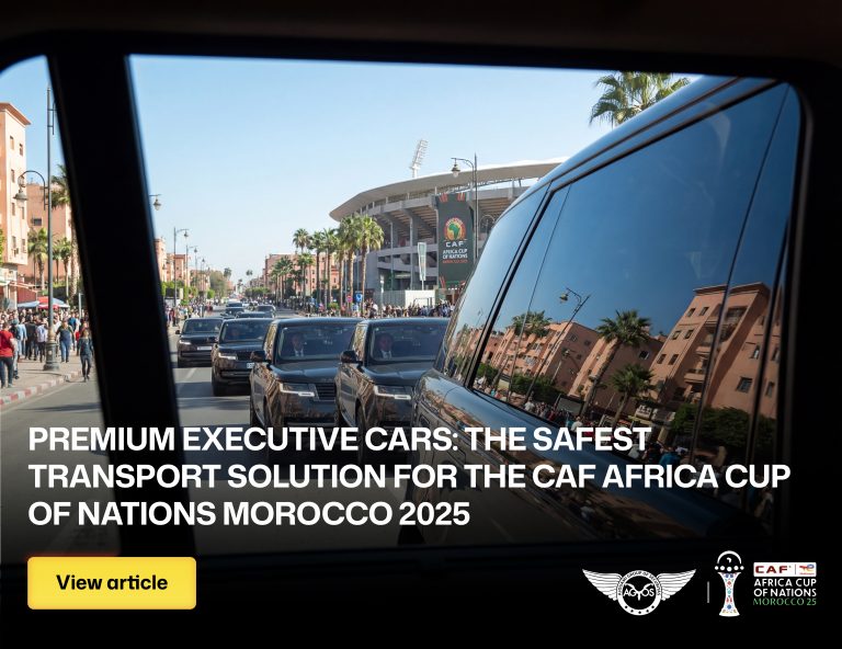 Premium executive cars: the safest transport solution for the CAF Africa Cup of Nations Morocco 2025