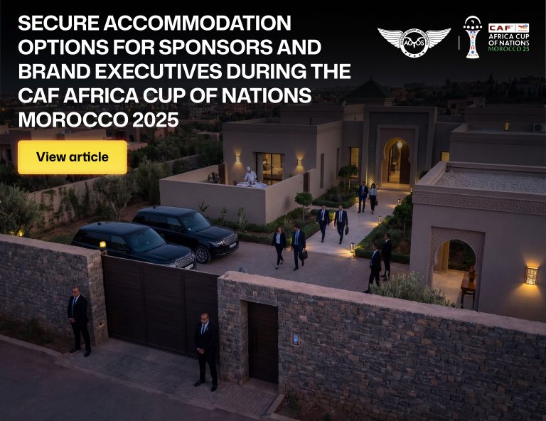 Secure accommodation options for sponsors and brand executives during the CAF Africa Cup of Nations Morocco 2025