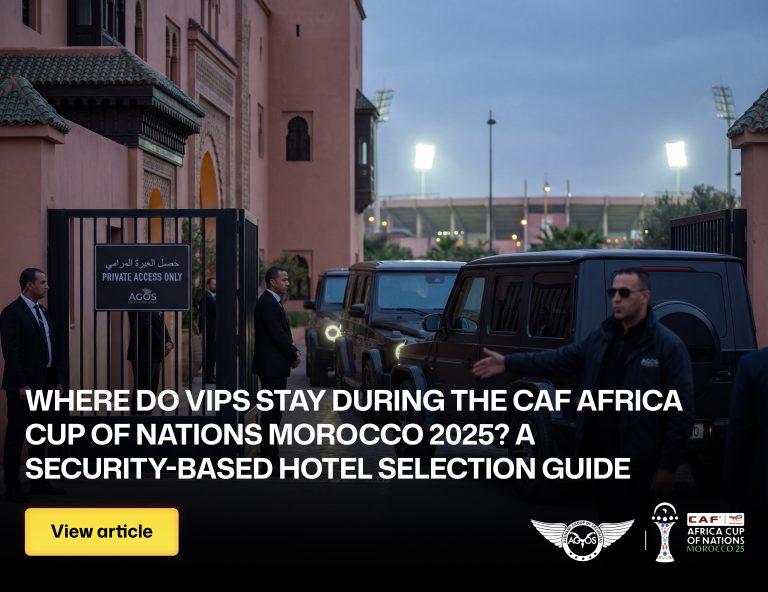 Where do VIPs stay during the CAF Africa Cup of Nations Morocco 2025? A security-based hotel selection guide