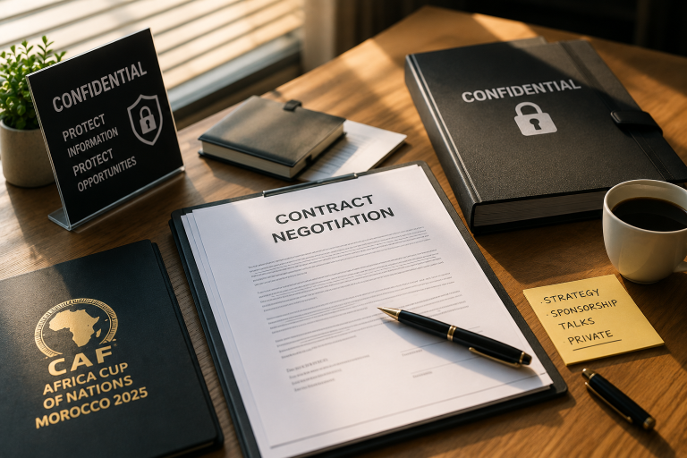 How to Protect Contract Negotiations and Sponsorship Talks From Leaks During the CAF Africa Cup of Nations Morocco 2025